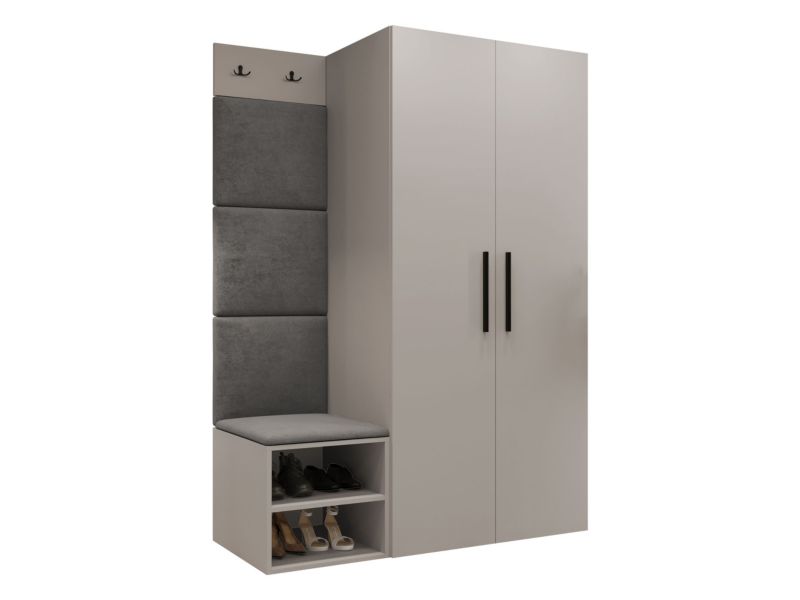 Garderoba MIRJAN 24 Medi IV kaszmir + szary 1 kpl.
