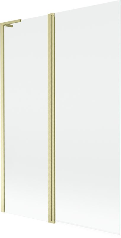 Parawan nawannowy dwuskrzydłowy Mexen Mist złoty szczotkowany 120x150 cm 1 szt