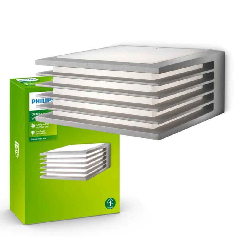 Kinkiet Philips myGarden SHADES E27 szary IP44 E27 1 szt.