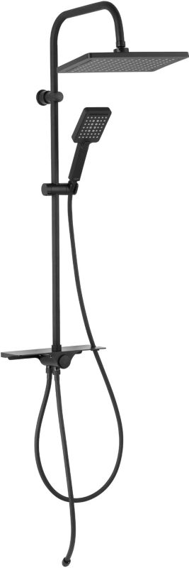 Kolumna prysznicowa Ferro Torn Eco 30 x 20 cm czarna