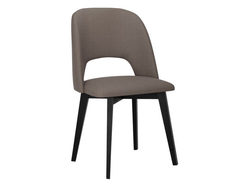 Krzesło MIRJAN 24 Monti 4 czarny/brązowy 1 szt.