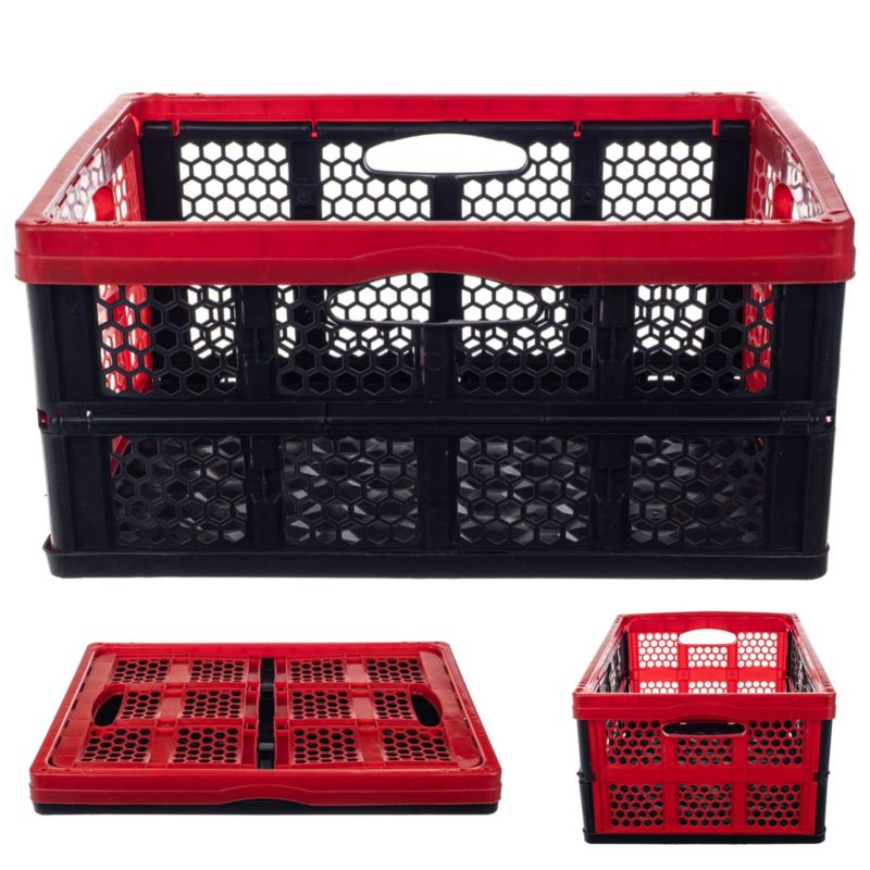 Skrzynka KADAX Składana Do Bagażnika Kosz Zakupy Pojemnik Składany 32L Duży mocny 1szt.