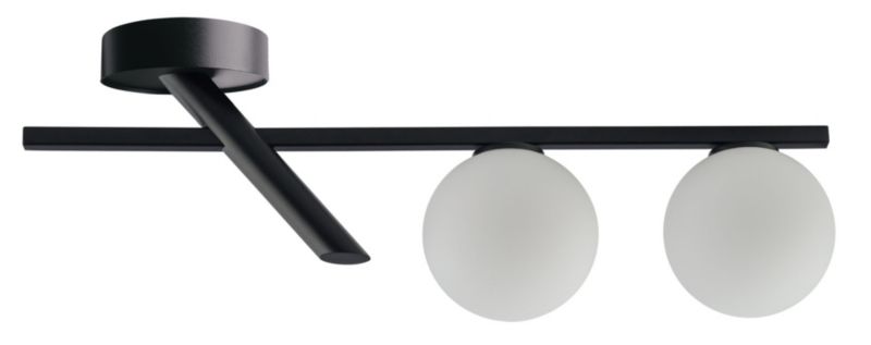 Lampa sufitowa wisząca Sigma Lighting Zoe 6736 czarno-biała dekoracyjna 2xG9 x 1 szt.