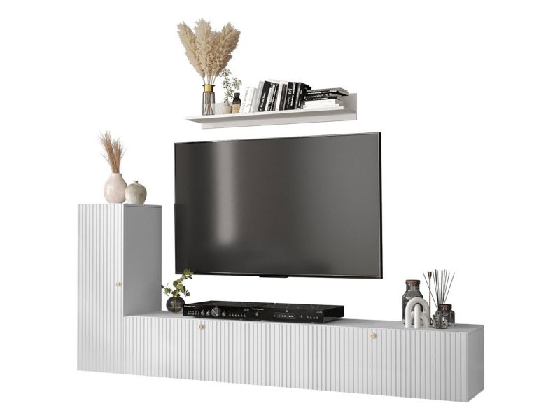 Meblościanka MIRJAN 24 Waldi Slim I 3 biały 1 kpl.