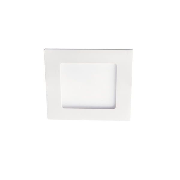 Oprawa sufitowa wpuszczana Kanlux Katro łazienkowa biała LED 6W 4000K 330lm IP44 wym: 2 x 12 x 12 cm kwadratowa - 1 szt.