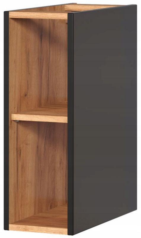 Szafka niska wisząca Furnidea 20 cm czarny mat Capri Cosmos regał 1 szt.