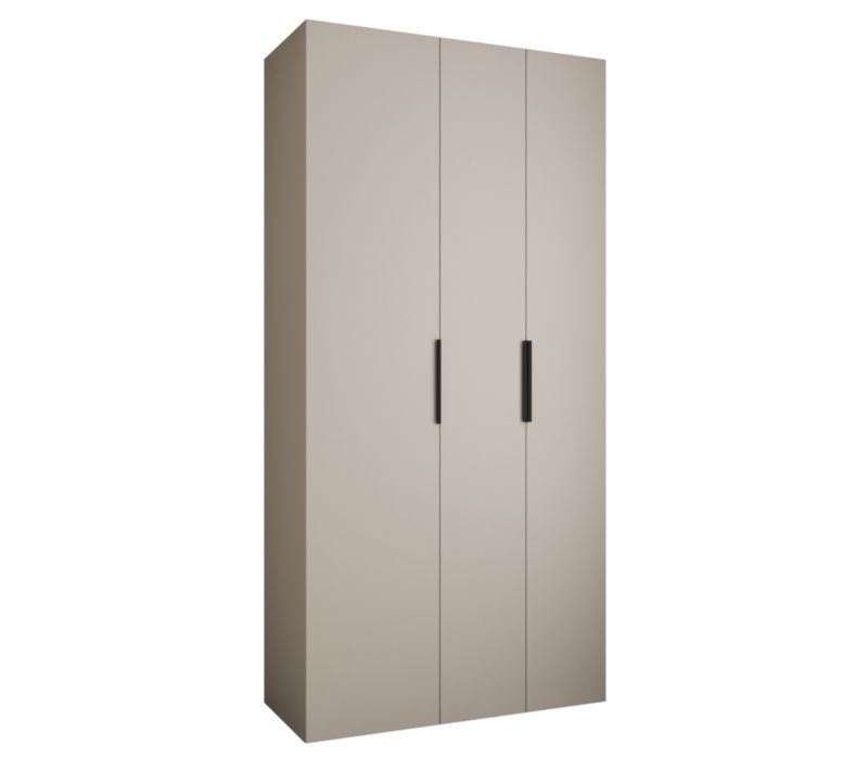 Szafa uchylna Garderoba COMO 4 120 (kaszmir/czarny)