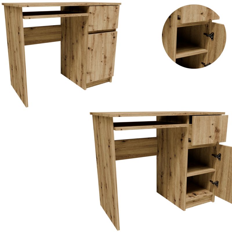 Biurko Matkam prawe PIKPRAART szafka dąb artisan 1 szt.