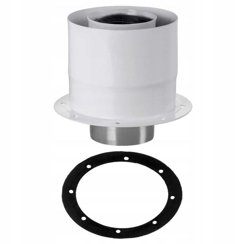 Adapter dla kotłów Ferroli Spiroflex DN 60/100 mm biały 1 szt.