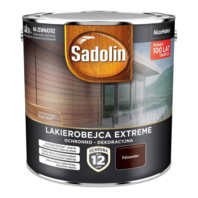 Lakierobejca Sadolin Extreme palisander 2,5 l