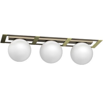 Lampa sufitowa wisząca Luminex Satelit tytanowy złoto-złoty połysk wym: 19 x 70 x 20 cm 3xE27 x 15W 1 szt.