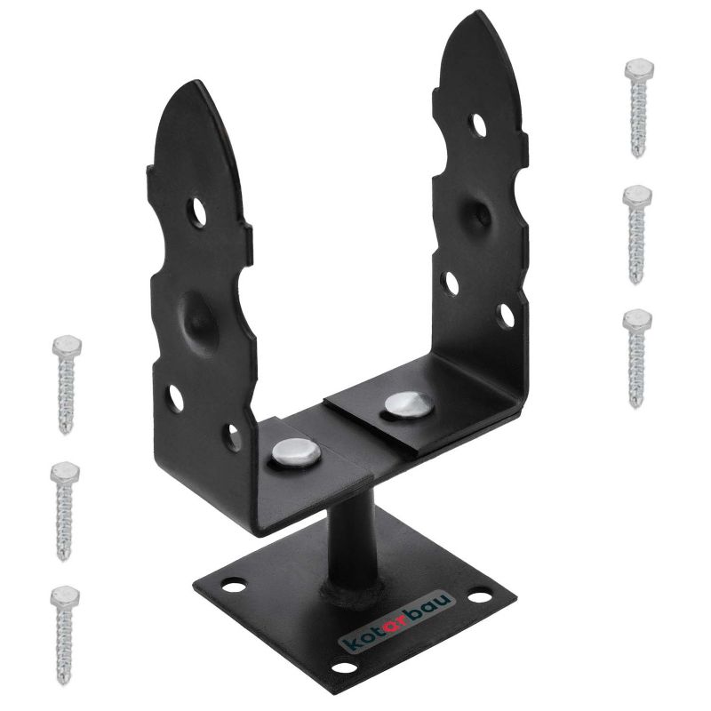 Podstawa słupa KOTARBAU przykręcana u 120-200 mm wspornik kotwa na stopce 1 szt.