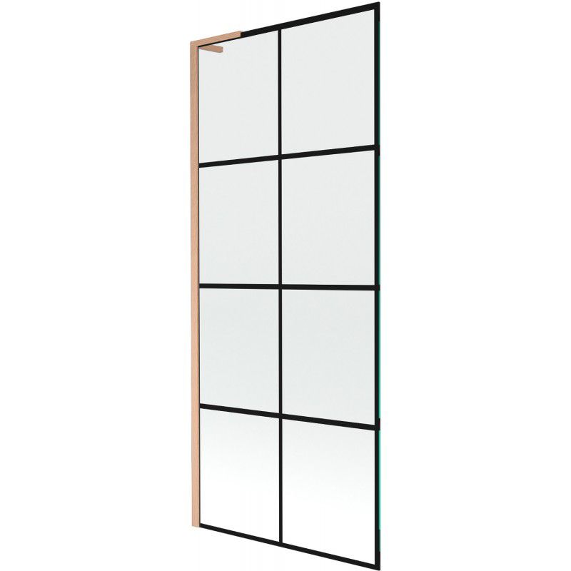 Parawan nawannowy Mexen Next L czarny wzór 80x150 1 szt.