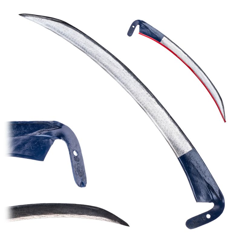 Kosa KADAX Ręczna Kuta Ostrzona Trawy metalowa 80cm Solidna mocna Ogrodowa Leśna 1szt.