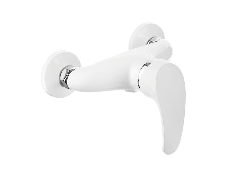 Bateria Natryskowa Kuchinox Ścienna Kakadu Biała 1 szt.