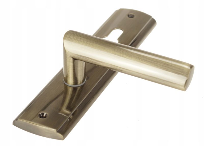 Klamka Drzwiowa FEINZ 72 Mm Wkład Patyna Prawa Zewnętrzna Uniwersalna 1 szt.