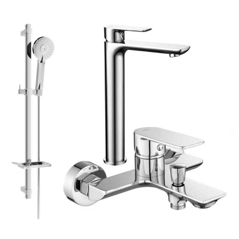 Zestaw wannowy Mexen Alfa chrom 745713DQ40-00 1 szt.