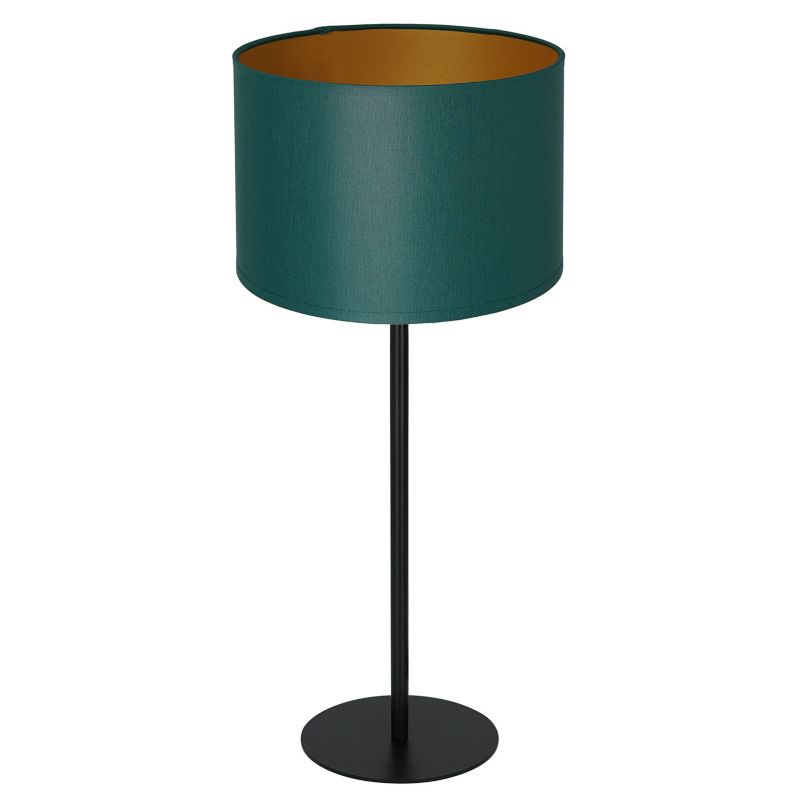 Lampka stołowa Luminex Arden czarny mat-zielona-złota 1 x E27 x 15W IP20 wym: 56 x 25 x 25 cm metal - 1 szt.