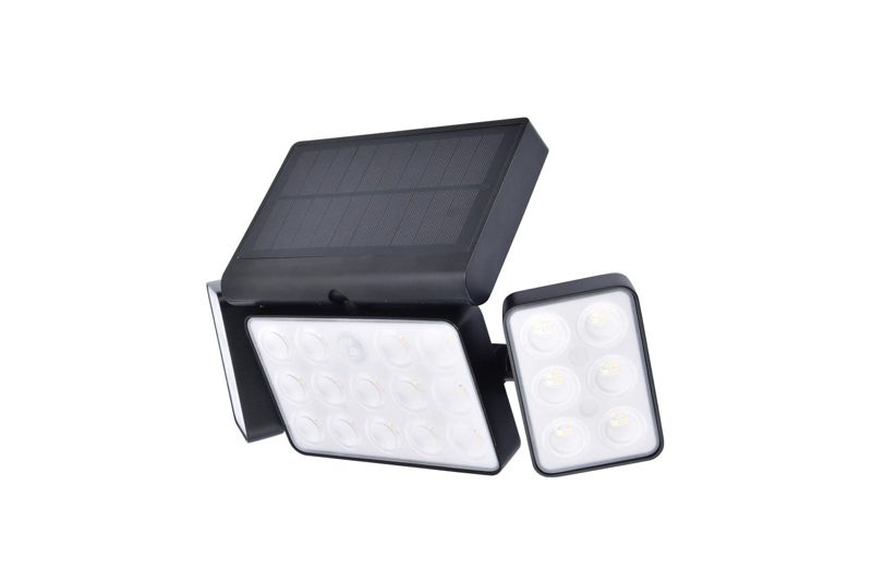 Kinkiet ścienny zewnętrzny Lutec Tuda czarny LED 13W 2600K-6000K 1500lm IP44 wym: 20,9 x 32,1 x 11,7 cm - 1 szt.