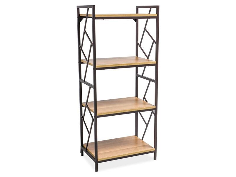 Regał Signal TABLO R4 dąb/ciemny brąz 1 szt