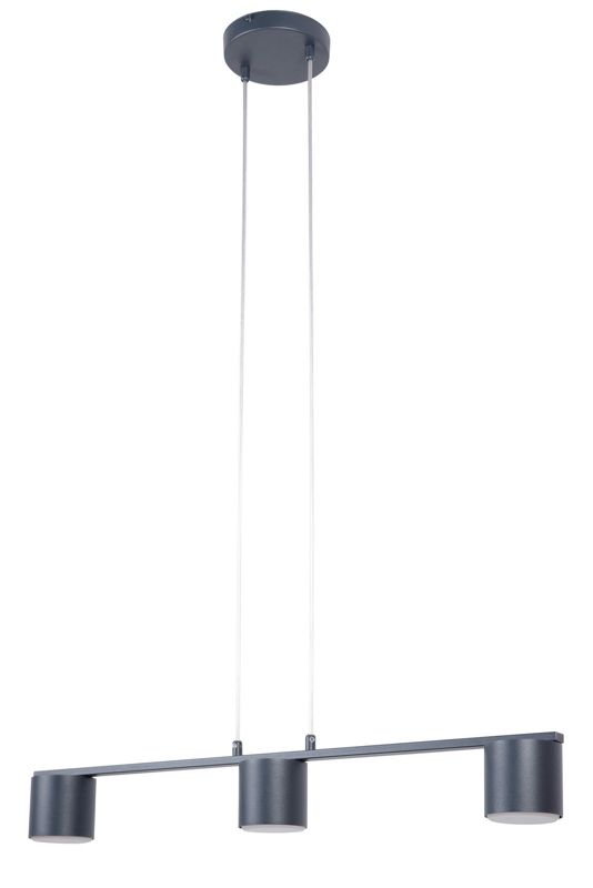 Lampa wisząca Sigma Lighting Mila 7833 grafitowa nowoczesna 3xGX53 x 1 szt.
