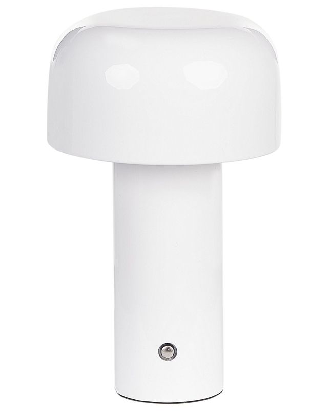 Bezprzewodowa lampa stołowa Besos LED Metal Biały 1 szt.