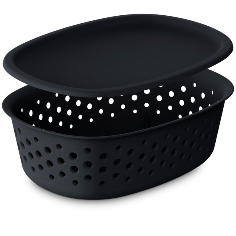 Pojemnik ORPLAST Plastikowy Ażurowy Zamykany Z Pokrywką Box Do Przechowywania Na Zabawki Dokumenty 0,8 L 1 szt.