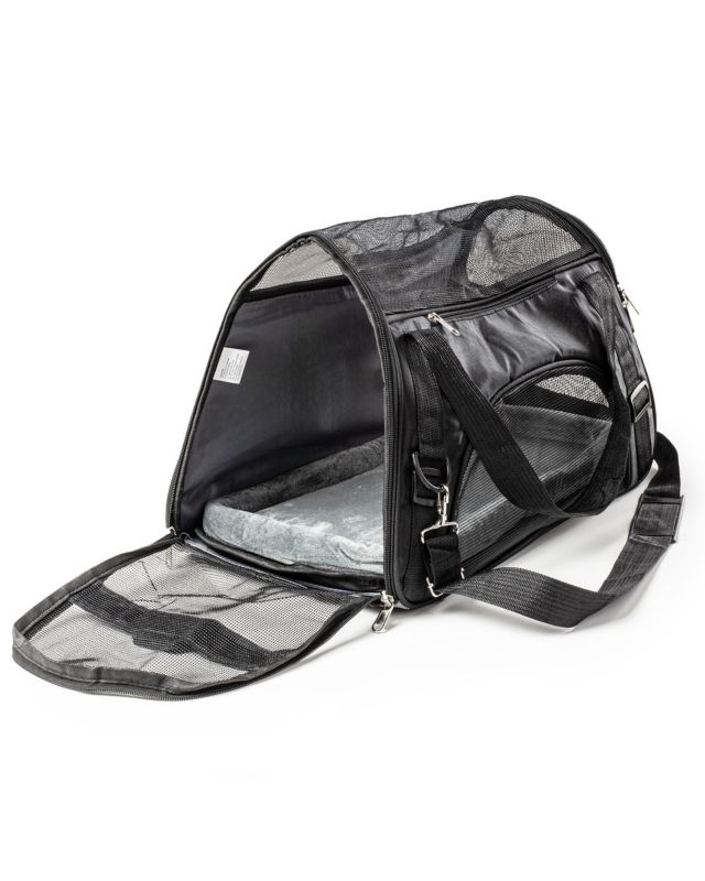 Transporter dla zwierząt Be-active.pl torba podróżna z matą miękka na ramię 1szt.