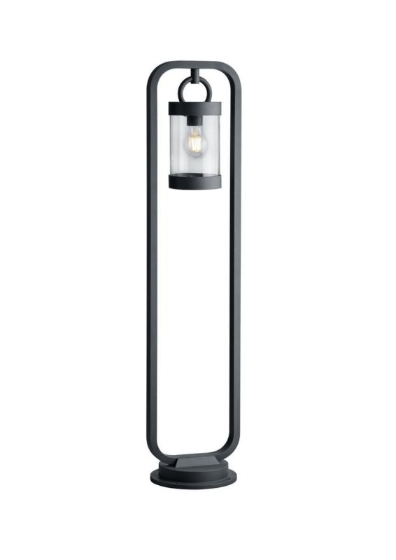 Lampa ogrodowa stojąca Trio Sambesi antracytowo-biała czujnik 1 x E27 x IP44 wym: 100 x 23 x 21 cm - 1 szt.