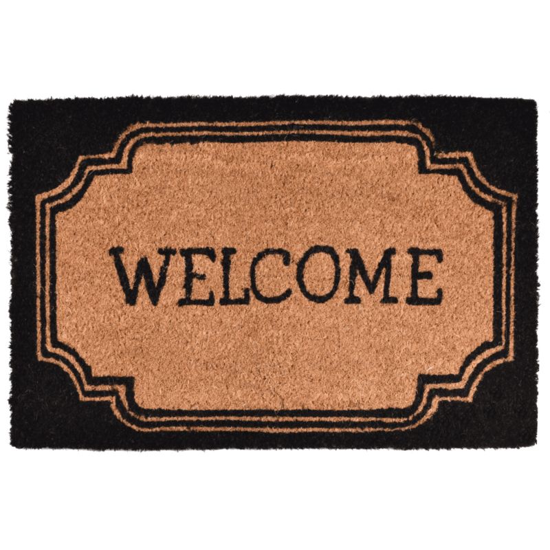Wycieraczka kokos z nadrukiem welcome w ramce Direct Home & Garden 40x60 1 szt.