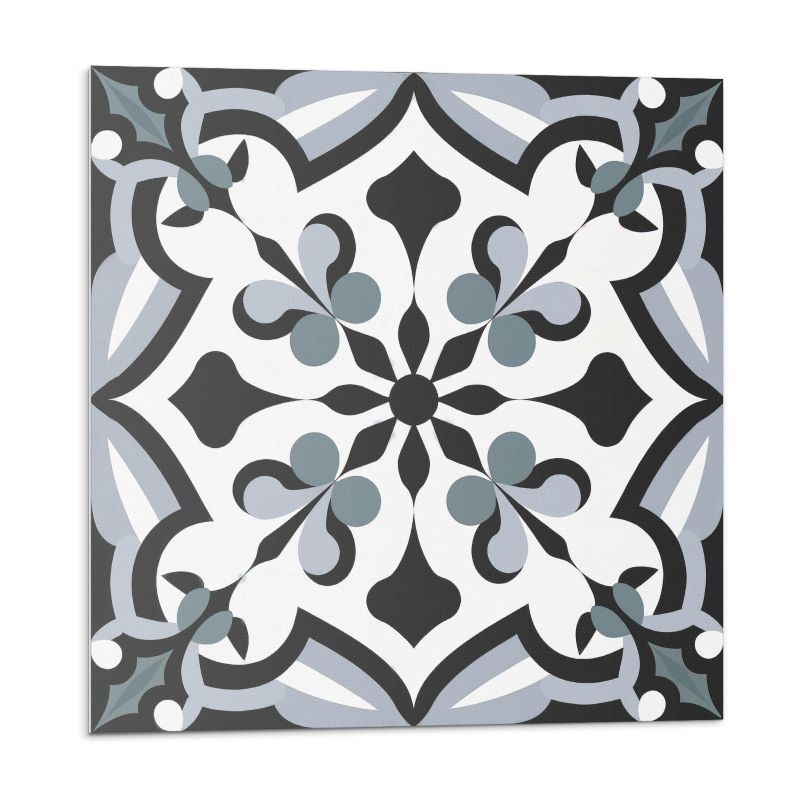 Kafelki samoprzylepne Wallfluent 30x30 cm Wytworny design roślinny 9 szt.