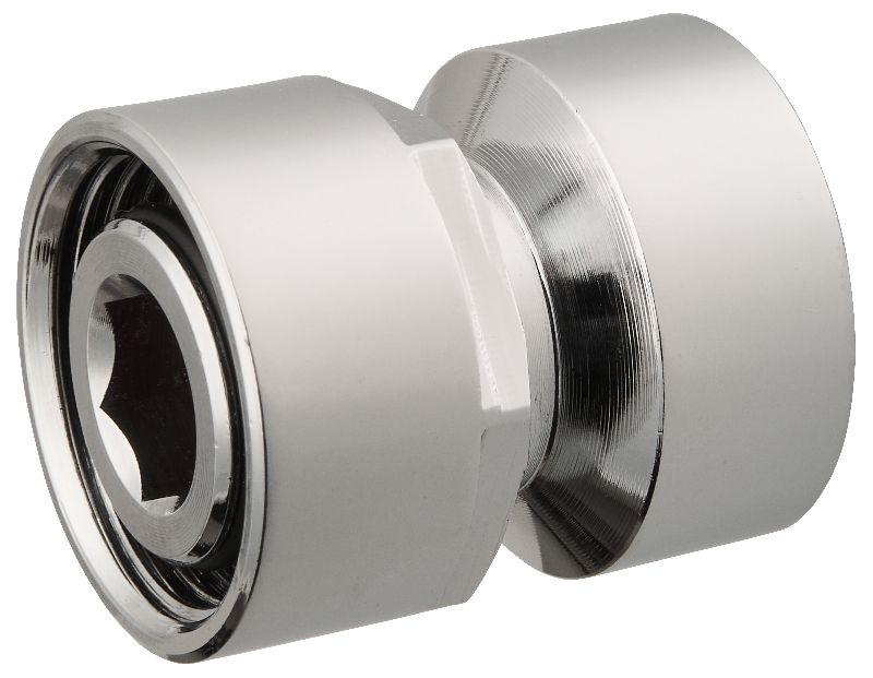 Złączka duo - plex do rury stalowej GW1/2" x GWM22 x 1.5 chrom Luxrad 2 szt