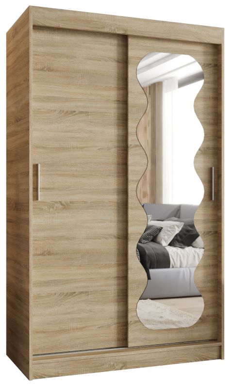 Szafa przesuwna Garderoba Abiks SPOTI 120 dąb sonoma 1szt.