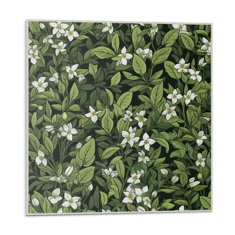 Kafelki samoprzylepne Wallfluent 50x50 cm Wzór florystyczny z kwiatami 4 szt.