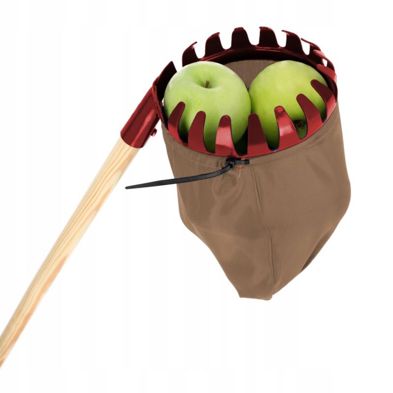Zbierak Do Owoców KADAX Jabłek Z Workiem Zrywak Zbieracz Podbierak Z Trzonkiem 1szt.
