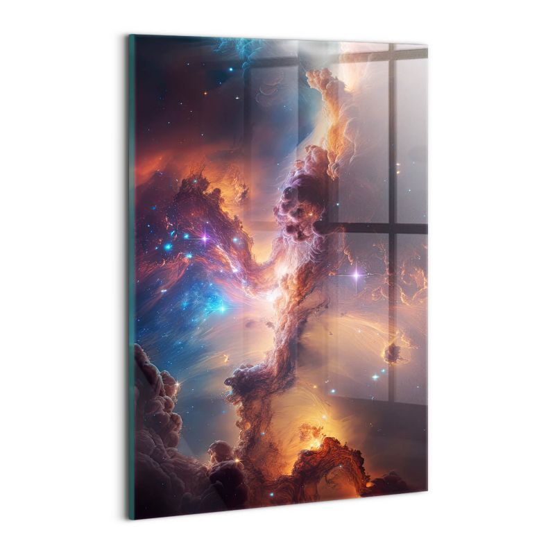 Foto Obraz Ścienny Szklany Wallfluent 30x20 cm Świat gwiazdy kosmos 1 szt.