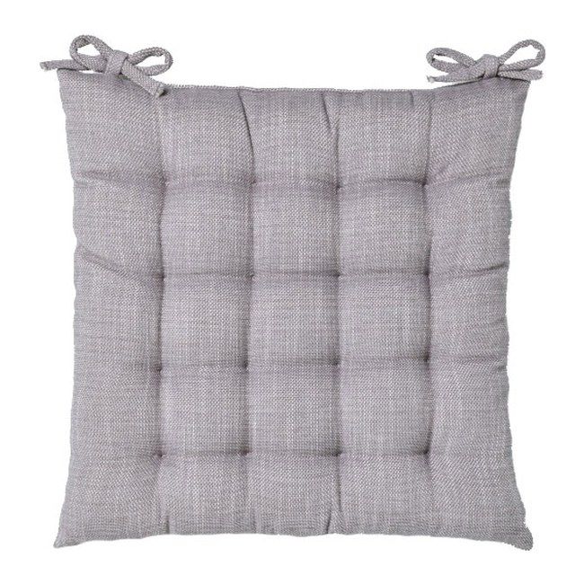 Siedzisko GoodHome Tiga 45 x 45 cm szare