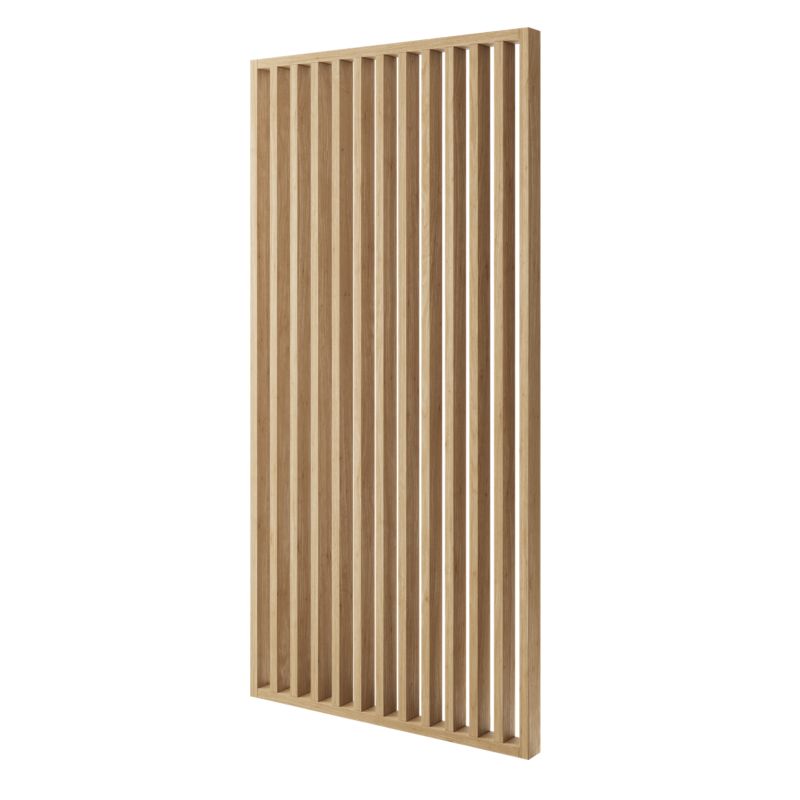 Ścianka z lameli - Gotowy zestaw - szerokość 99 cm - LAMELE3D - Dąb Natura - 1 szt.