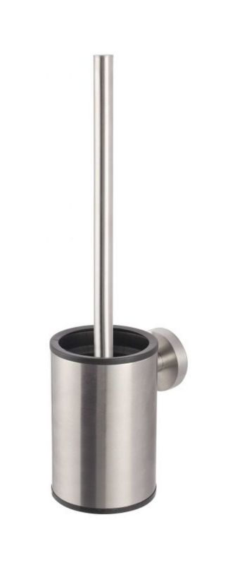 Szczotka toaletowa wisząca Stella Classic czarna/stal szczotkowana 1 szt.