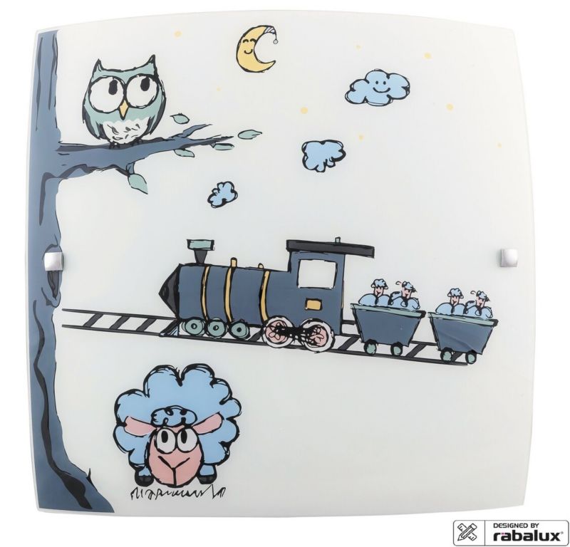 Kinkiet ścienny Rabalux Shepherd wielokolorowy do pokoju dziecka 2 x E27 x 60W IP20 wym: 40 x 40 x 40 cm - 1 szt.