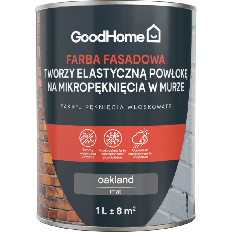 Farba fasadowa GoodHome na mikropęknięcia oakland 1 l