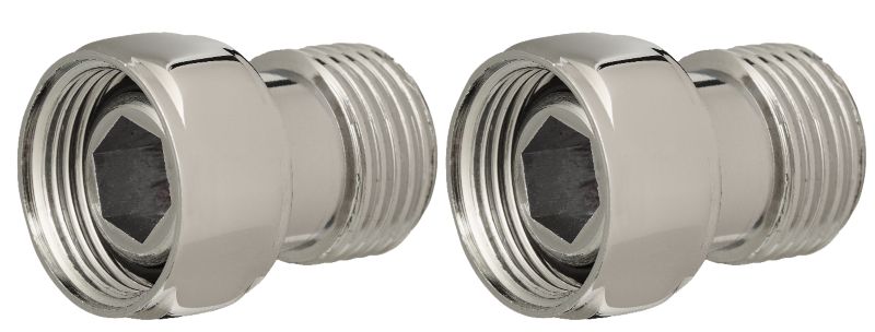 Złączka do rury stalowej GZ1/2" x M22X1.5 chrom LUXRAD 2 szt