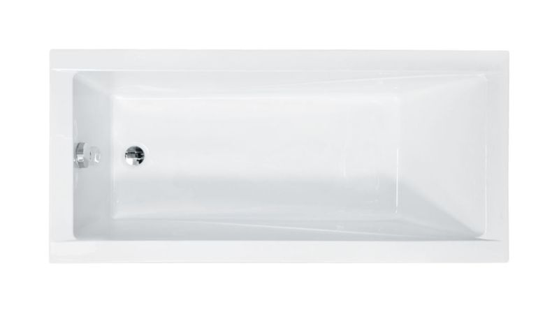 Wanna prostokątna Besco Modern 138x69,5 cm biała, akrylowa, 136 l, 1 szt.