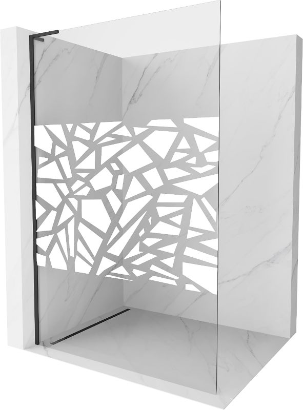 Ścianka prysznicowa Mexen Kioto L biały wzór 90x200 cm 800-090-103-70-85 1 szt.