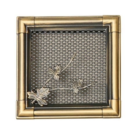 Kratka kominkowa Parkanex złota patyna 16 x 16 cm