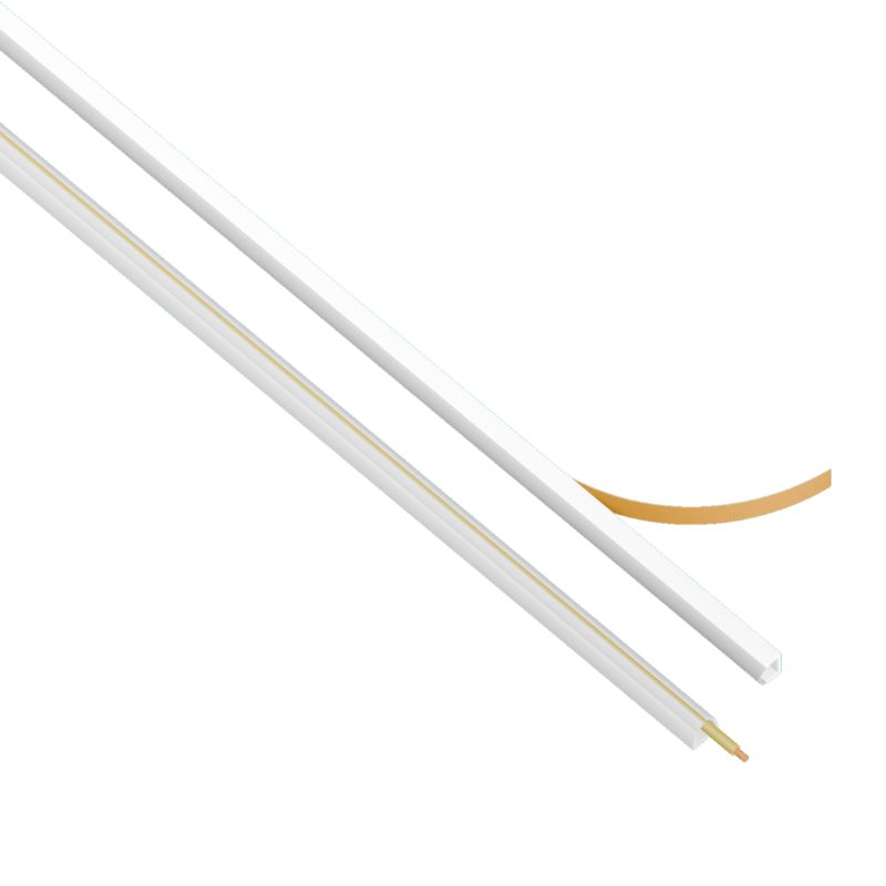 Kanał elektroinstalacyjny AKS Zielonka LSM na taśmę 8 x 9 mm 1,15 m biały