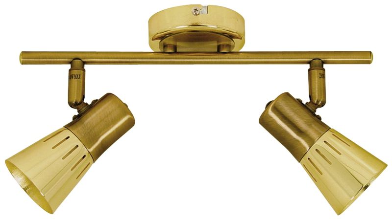 Oprawa sufitowa spot Candellux Arena złoty 2 x E14 x 40W IP20 wym: 33 x 8 cm - 1 szt.