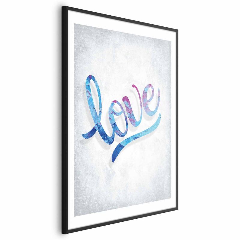 Plakat Artgeist Love 40x60 cm z ramą czarną 1 szt