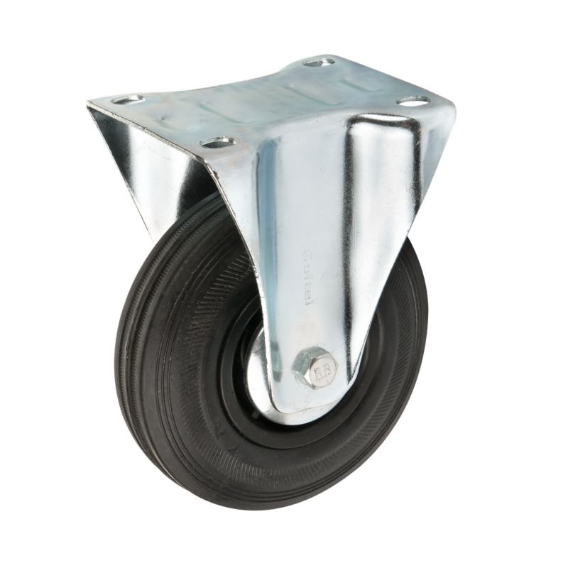 Zestaw jezdny Guitel Hervieu z kołem 125 mm/125 kg płyta stała