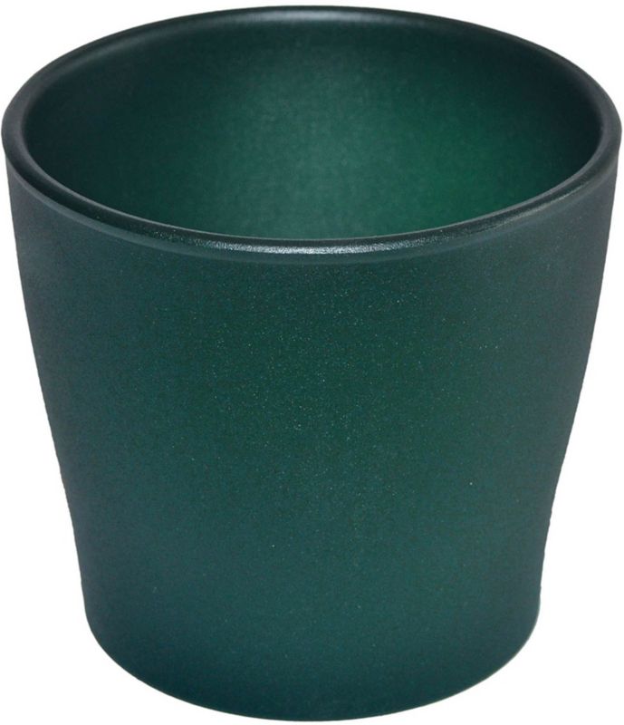 Osłonka doniczki Toskania 19 cm zielona